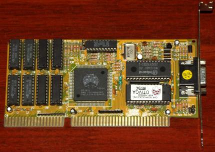 OAK Technology Inc. OTIVGA 8537246 OTI077 GPU, FAB No: 1077082003 Rev. F 1991