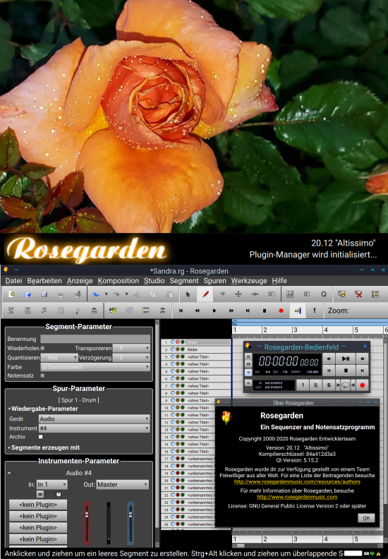 Rosegarden MIDI sequencer