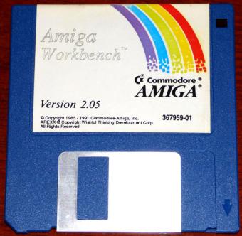 Commodore Amiga Workbench 2.05 Disketten 1985-1991