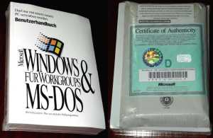 Windows 3.11 & MS-DOS 6.2 mit COA