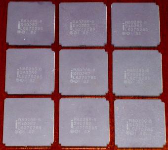 Intel 80286-8 CPUs 1982