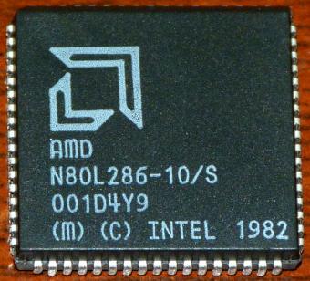AMD 80L286-10/S CPU Intel 1982