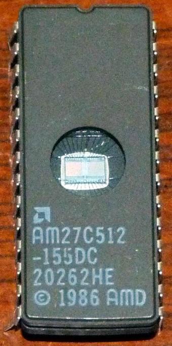 AMD AM27C512 EPROM 1986
