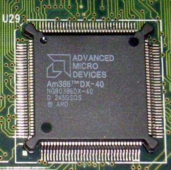 AMD Am386DX-40 CPU