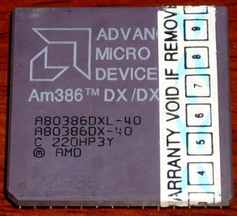 AMD Am386DX/DXL 40 CPU