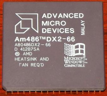 AMD Am486DX2 66MHz CPU A80486DX2-66