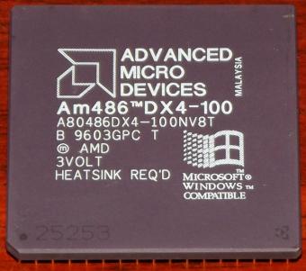 AMD Am486DX4 100-MHz CPU (A80486DX4-100NV8T)