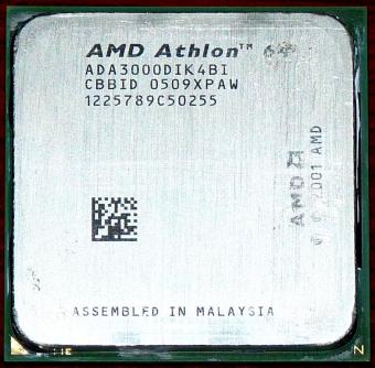 AMD Athlon 64 3000+ CPU ADA3000DIK4BI CBBID K8 (Winchester) Socket 939 Malaysia 2001