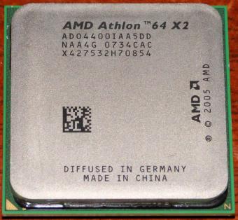 AMD Athlon 64 X2 4400+ CPU ADO4400IAA5DD (K8 Brisbane) 2.3GHz Socket AM2 Diffused in Germany / China 2005