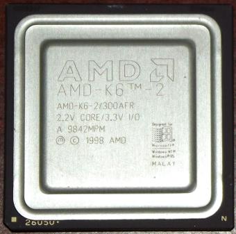 AMD K6-2 300AFR CPU 2,2V 1998