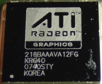ATI Mobility Radeon HD2300 GPU