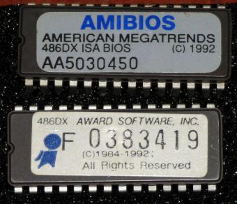 Amibios American Megatrends 486DX ISA Bios 1992 & Award 486DX Bios 1992
