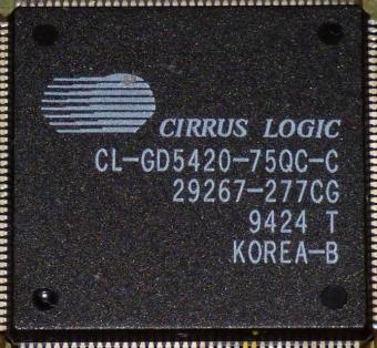 Cirrus Logic CL-GD5420-75QC-C GPU