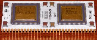 DEC Jaws J11 Prozessor 4.5MHz digital 57-19400-04 mit DC335 Controll- und DC334 Data-Path CPU cDIP60 120.000 Transistoren SG140 (PDP-11/84) 1983 (hergestellt Woche 07 1989)