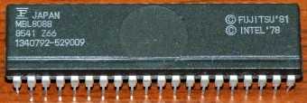 Fujitsu MBL8088 CPU 5MHz Z66, Intel 1978
