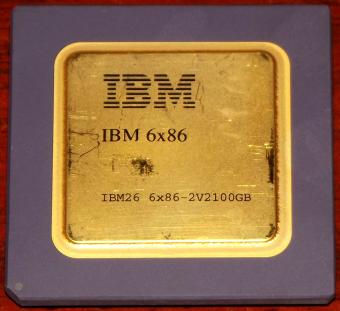 IBM 6x86 100MHz CPU 6x86-2V2100GB (Goldcap ohne P-Rating) Cyrix USA 1995