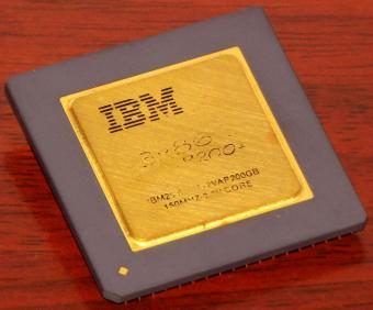 IBM 6x86 P200+ Goldcap 150MHz CPU Cyrix USA 1996
