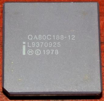 Intel 188 12MHz - QA80C188-12 CPU 1978