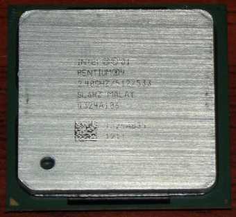 Intel Pentium 4 CPU 2,40GHz sSpec: SL6RZ (Northwood) Socket-478 2001