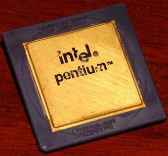 Intel Pentium 60MHz CPU sSpec: SX948 A80501-60 Icomp-Index=510 Malay 517S 1992
