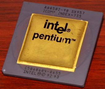 Intel Pentium 90MHz CPU A80502-90 sSpec: SX957 1994