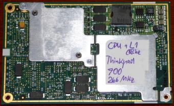 Intel Pentium Mobil 266MHz CPU aus ThinkPad 700 Tag-RAM sSpec: SL2UL, MMC-2 Modul