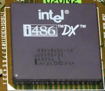 Intel i486 80486DX-50 SX546 1989 CPU