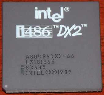 Intel i486DX2-66 CPU sSpec: SX645 1989
