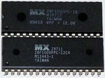MX 28F1000PPC-12C4 M12443-1 & MX 28F1000PC-15 M18717 Chip Taiwan