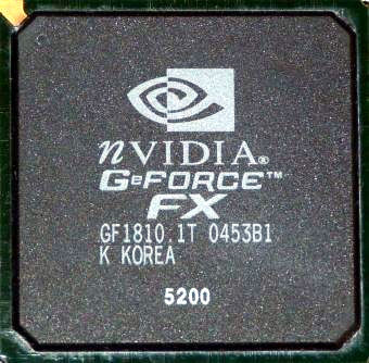 Nvidia GeForce FX 5200 GPU