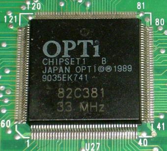 OPTi Chipset1 82C381 Japan 1989