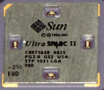 SUN UltraSPARC-II 250MHz CPUs 1996