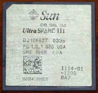 Sun UltraSPARC III SME 1056 (Cheetah++) 1200MHz CPU