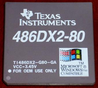 Texas Instruments 486DX2-80 CPU