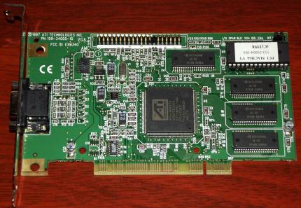 ATI Mach64 VT FCC-ID: EXM340 PCI 1997