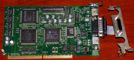 Apple Computer Inc. 820-0510-A 8-Bit PDS (DB15) S-Video Video-Card for 6100-9150 Series VLSI 9402AS Ti 343SO139-A Bt9845AKPF Philips SAA-7194-H inkl. Adapter-Kabel 1993