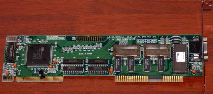 Cirrus Logic CL542X/SOJ/SMT Vesa Local Bus REV 1.0 Grafikkarte FCC-ID: KDECL5428SMTHFVGA CL-GD5429-86QC-B GPU VLB 1994