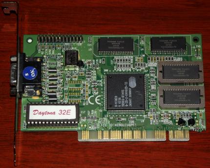 Daytona 32E P195 Rev. 2C Cirrus Logic CL-GD5440 FCC-ID: KC8GUIVGAS1 PCI 1997