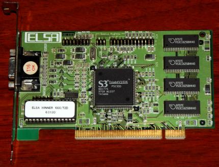 ELSA Winner 1000/T2D S3 Trio64V2/DX PCI 1996