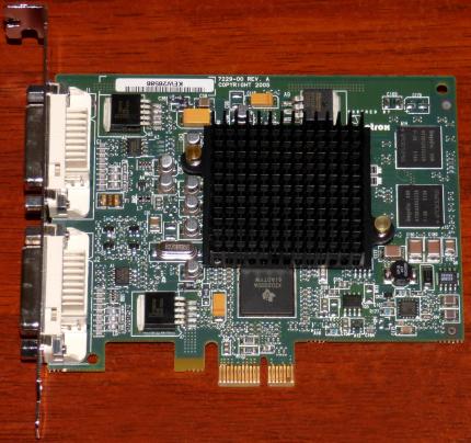 Matrox Millennium G550 32MB G55-MDDE32F 7229-00 PCIe 2x DVI DualHead 2005