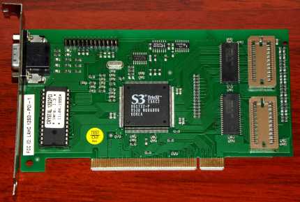 MIRO Crystal 12SDPCI Ver. 1.3 mit S3 Trio32 Chipsatz PCI 1995