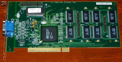 STB Systems Inc. Velocity 3D S3 ViRGE/VX 86C988 On-Board 210-0239-001 PCI 4MB 1996