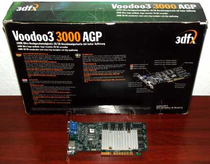 STB Systems Inc. 3dfx Voodoo3 3000 PN: 210-0364-003 16MB TV-Out AGP 1999