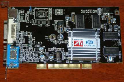 Sapphire ATI Radeon 7000 64MB DDR V/D/VO DVI VGA PCI MAC PN: 1024-9C02-00-SA