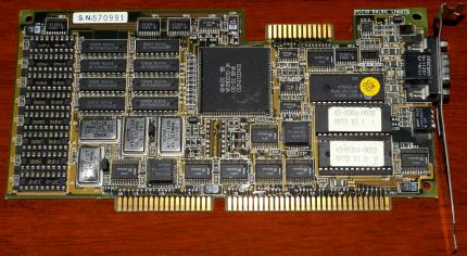 WDC '89  WD90C00-JK GPU Western Digital Corporation Paradise PVGA1B FCC-ID: DXL9IL LH6673 Bios 43-0364-0038 6673 V1.0 PCB 59-6673-0003 VGA ISA 1990