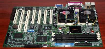 DUAL-ASUS-CUR-DLS-Intel-PIII-800Mhz-CPU-SCSI-ATI-Grafik