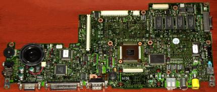 IBM ThinkPad 560X Notebook Mainboard mit Intel Pentium Mobile MMX 200MHz CPU, Grafik & Sound Chip, Laptop 1997