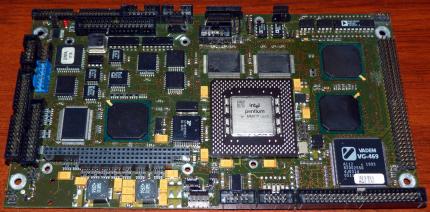 SBC Mainboard Intel Pentium MMX CPU, Vadem VG-469, DWNL-V14 Chips 1993