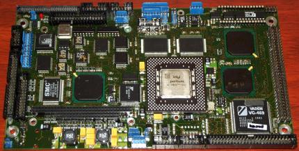 SBC Intel Pentium MMX CPU, Vadem VG-469, SMC FDC37C672, CHIPS & Intel 1993