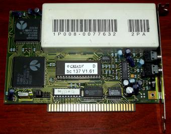 Creatix bc 137 V. 1.61 ISA Modem Rockwell 93 Chip